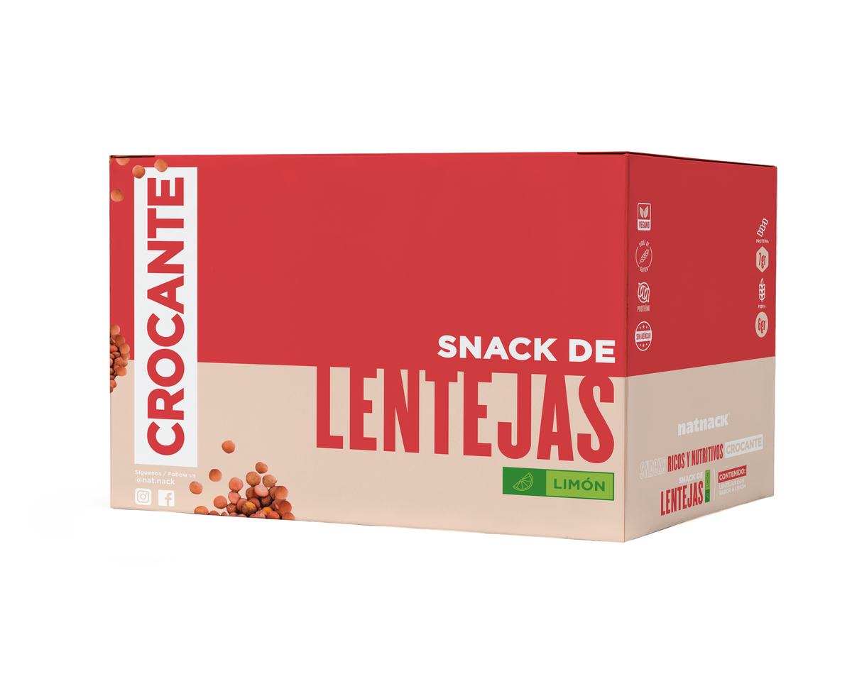 NatNack Lenteja Limón 16 pack